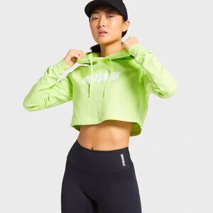 GymsharkCropped  Lime Green Pullover